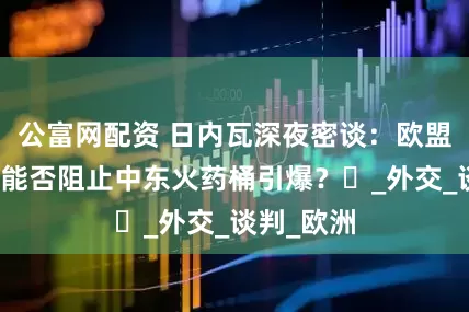 公富网配资 日内瓦深夜密谈：欧盟伊朗破冰能否阻止中东火药桶引爆？​_外交_谈判_欧洲